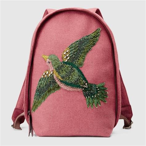 gucci backpack birds|Gucci backpack cheap amazon.